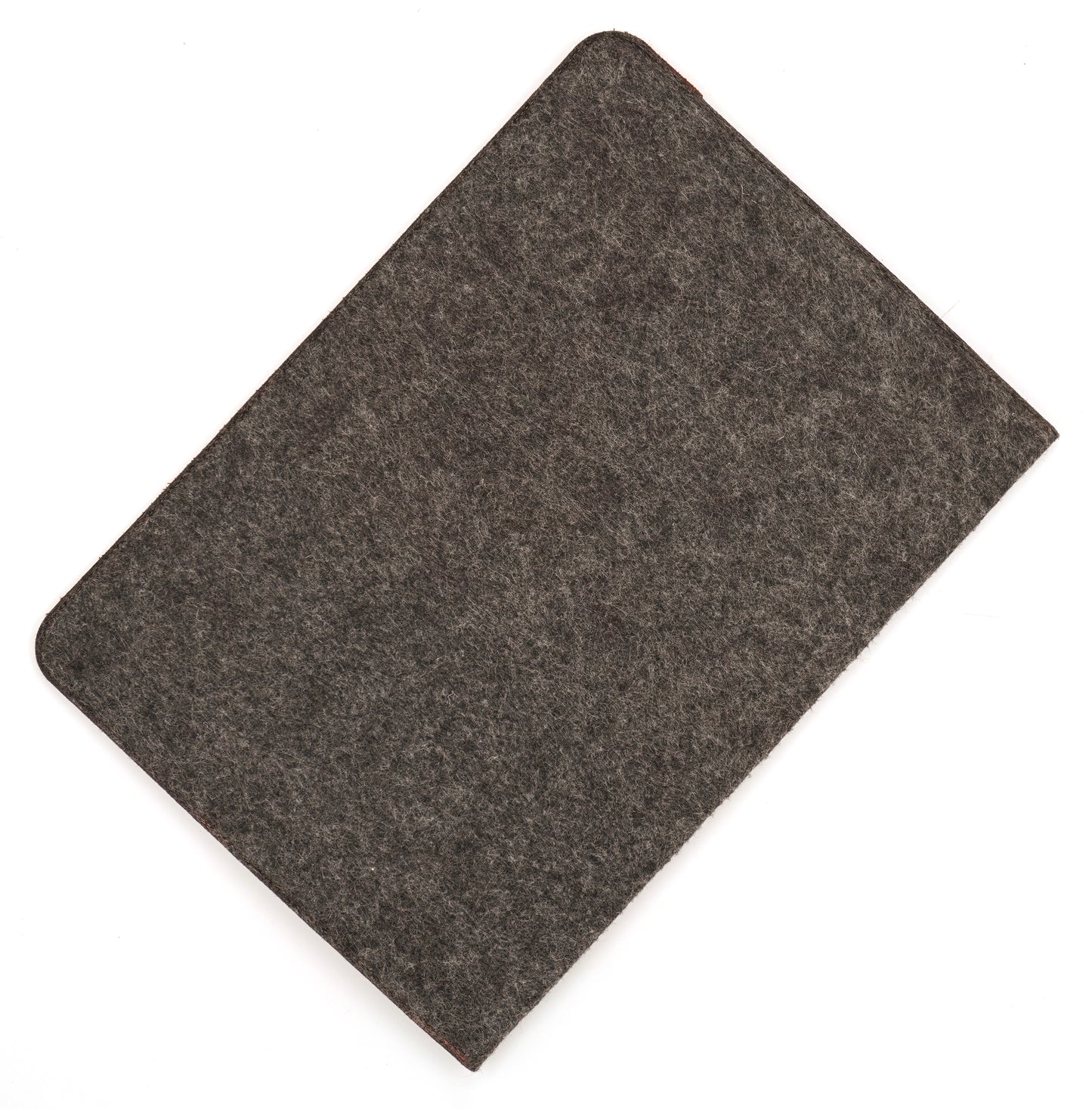 Genuine Leather and Felt Laptop & Document Sleeve