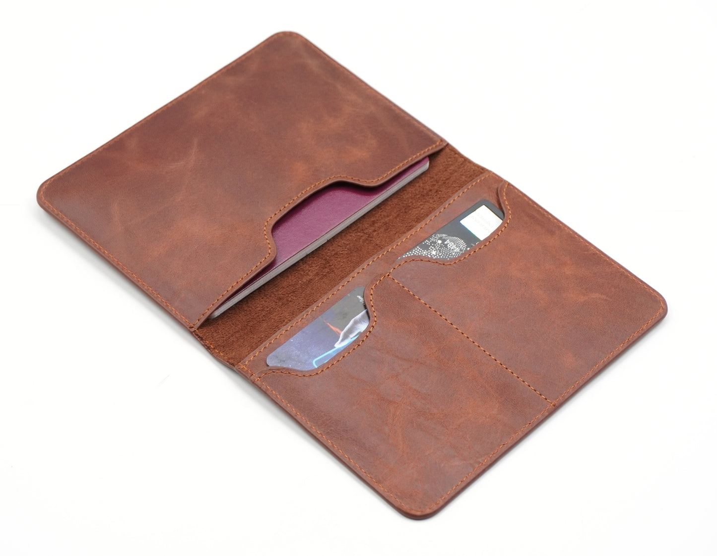 Genuine Leather Passport Holder