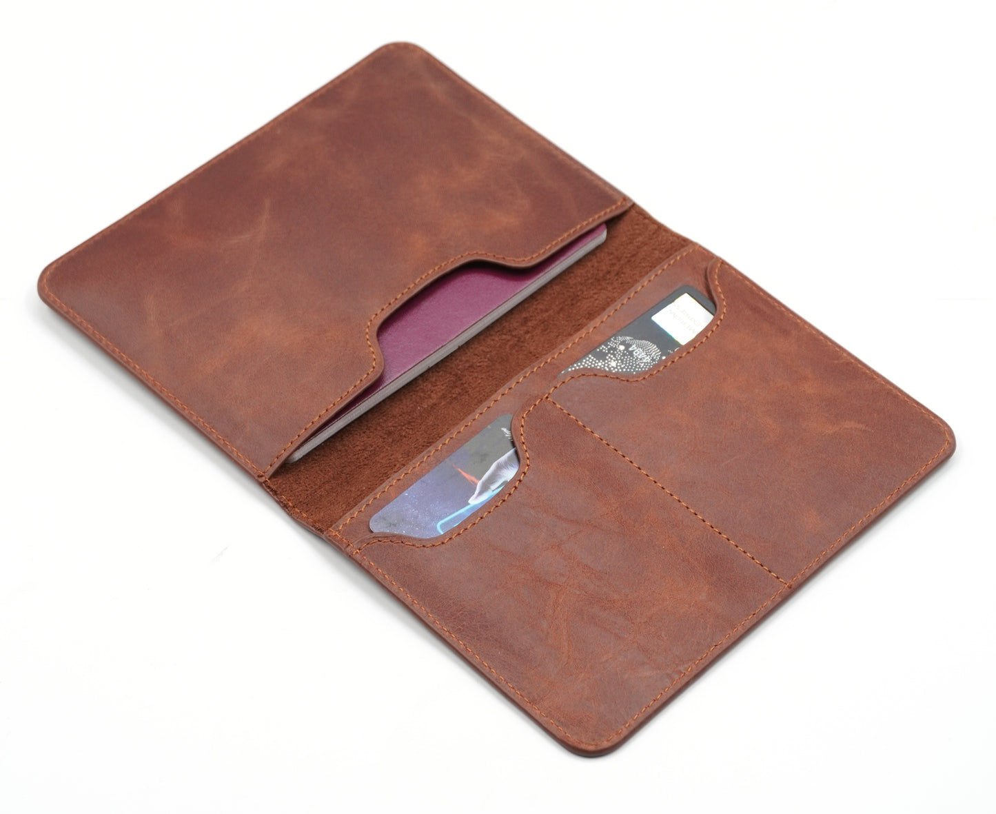 Genuine Leather Passport Holder