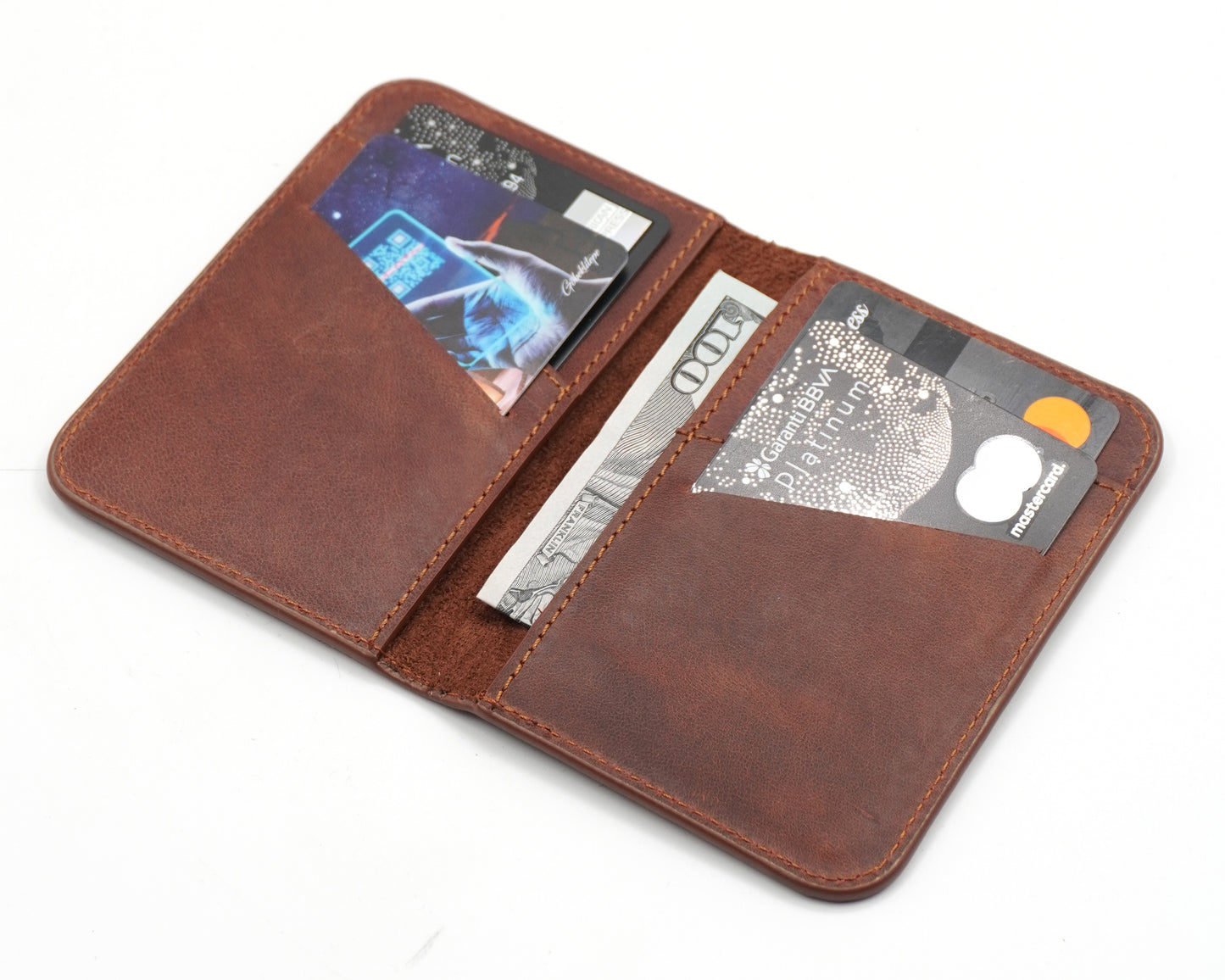 Genuine Leather Card Holder Wallet