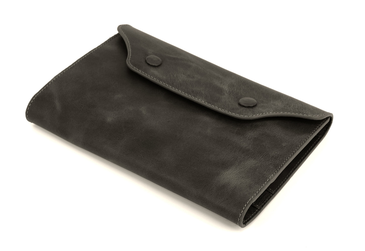 Genuine Leather Mini Organizer Black
