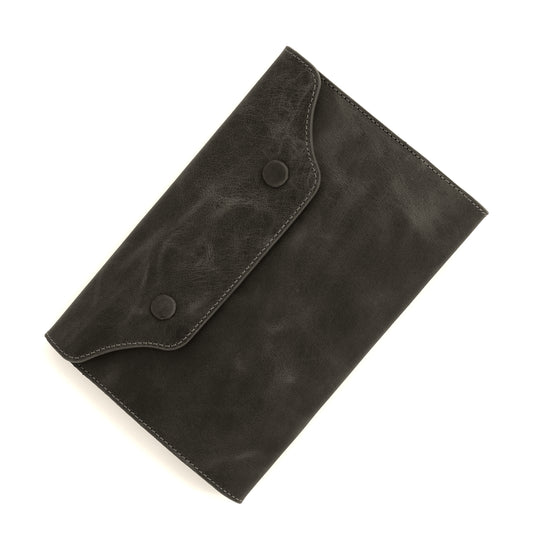 Genuine Leather Mini Organizer Black